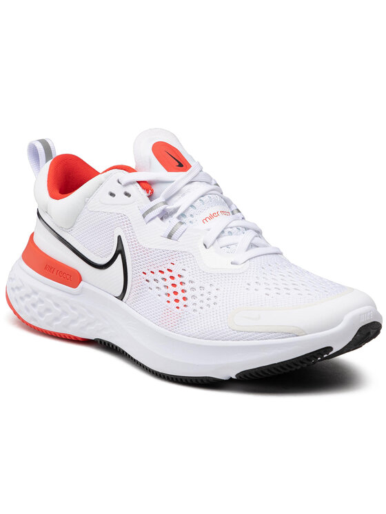 

Кроссовки React Miler 2 CW7121 100 Nike белый 42,5 EU, React Miler 2 CW7121 100