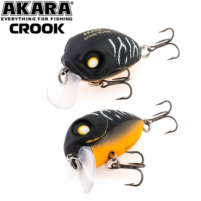 

Воблер Akara Crook 35F 6 гр 1/5 oz 1,4 in A85, Разноцветный, Crook