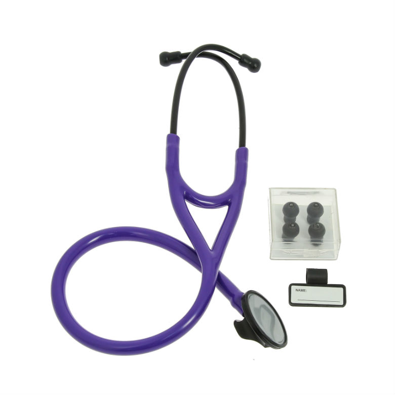 Стетоскоп Amrus 04-АМ404 Deluxe медицинский терапевтический фиолетовый, Amrus Enterprises, металл; поливинилхлорид  - купить