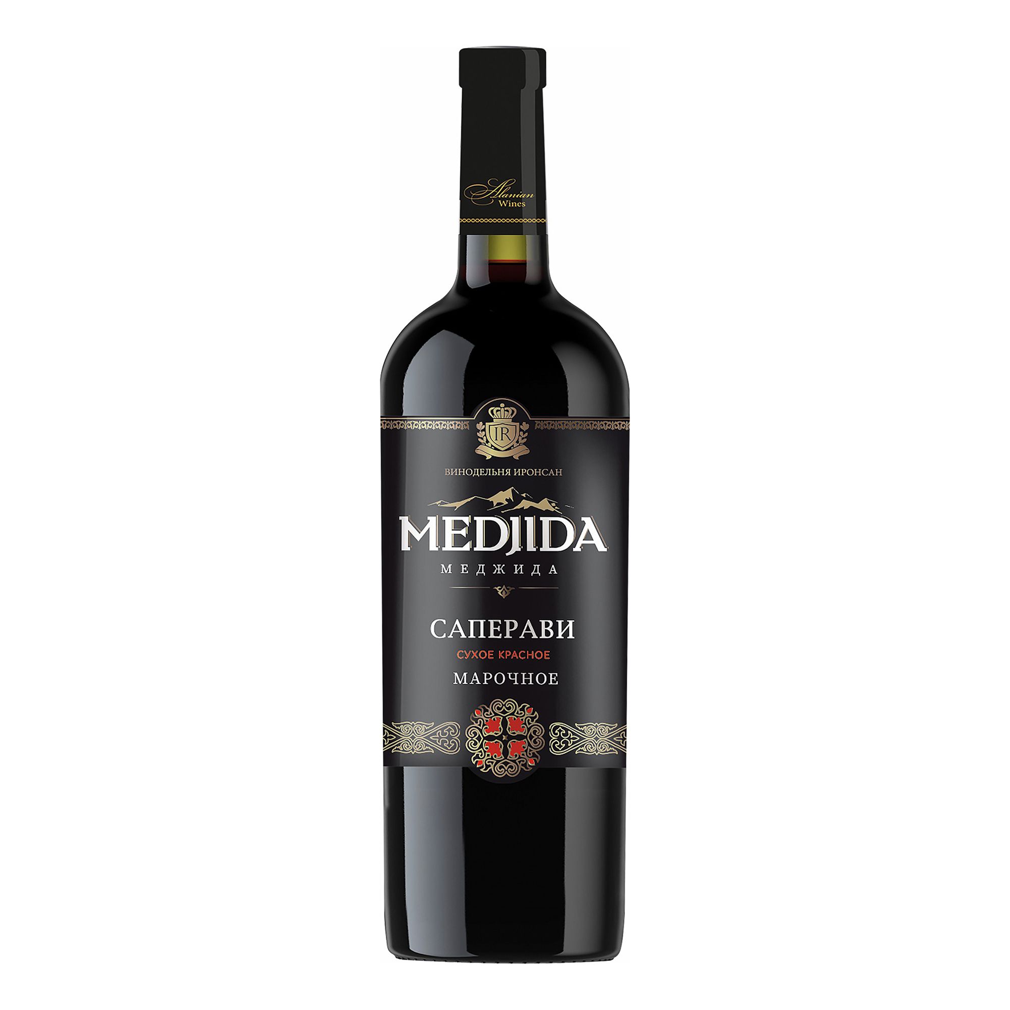 

Вино Medjida Саперави красное сухое 13% 0,75 л Южная Осетия