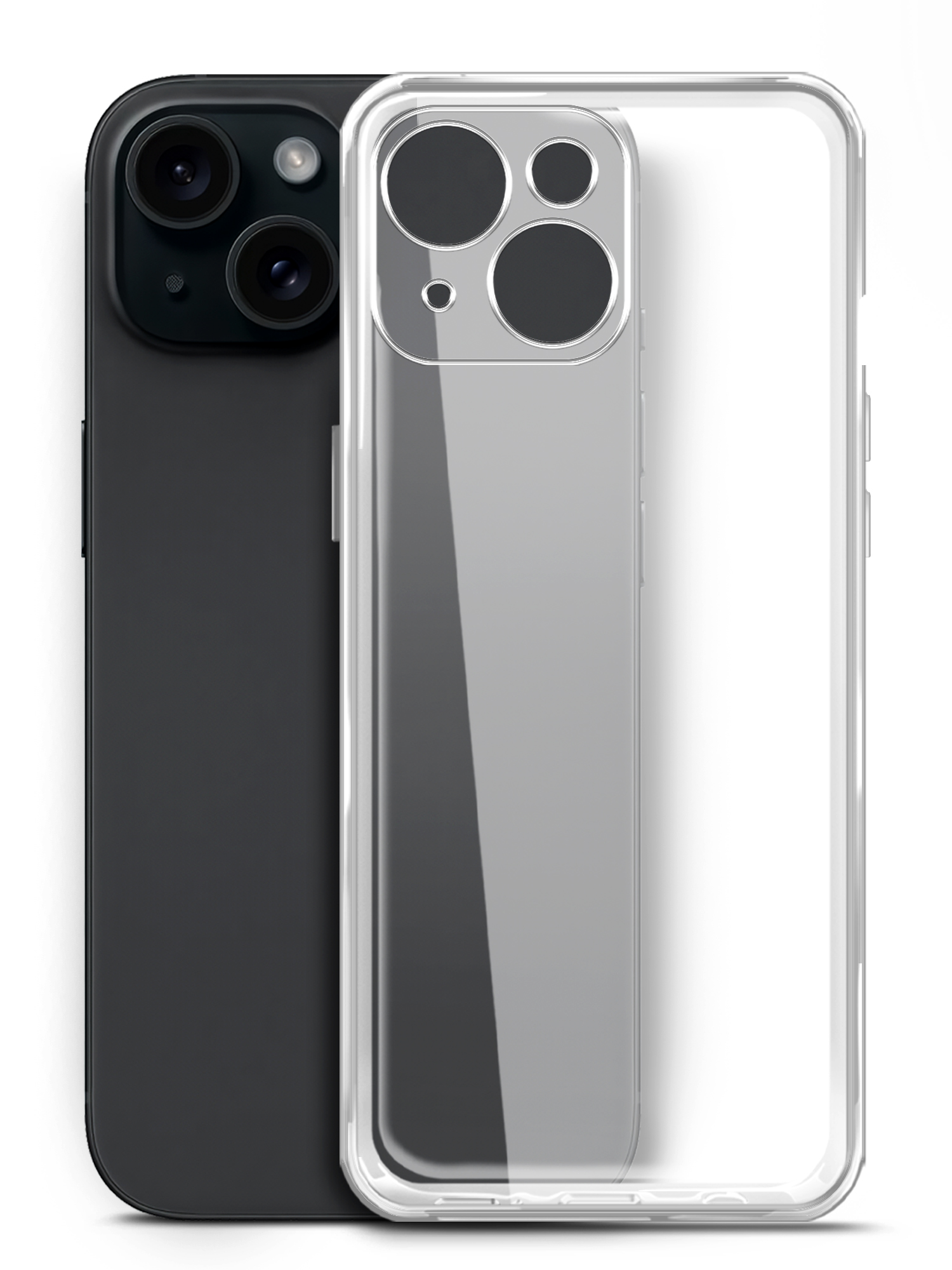 

Чехол Brozo на Apple iPhone 15, силиконовый прозрачный, Apple iPhone 15