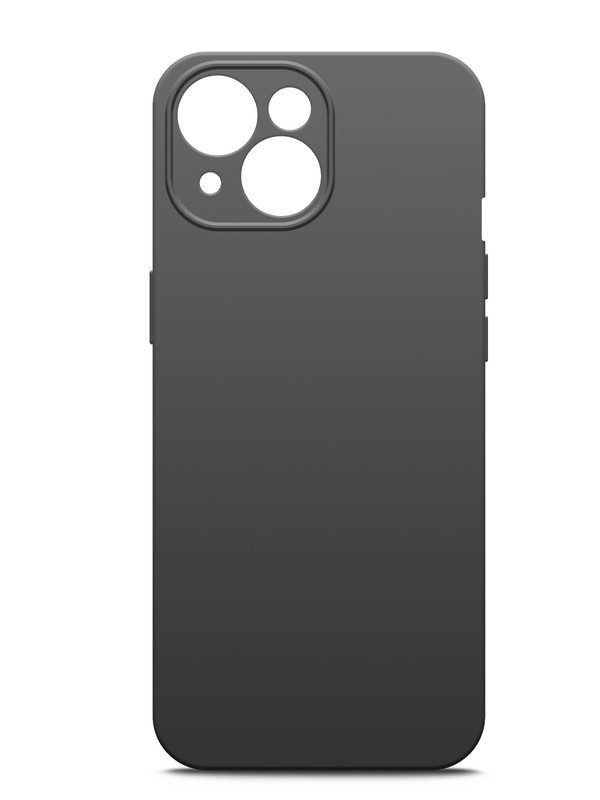 

Чехол Brozo на Apple iPhone 15, с силиконом Soft touch, черный, Apple iPhone 15