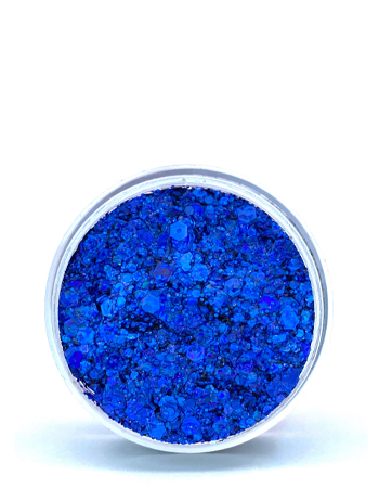 

Блёстки для лица и тела Queridos Glitters Глиттер гель Синева 3 мл, QGM-77