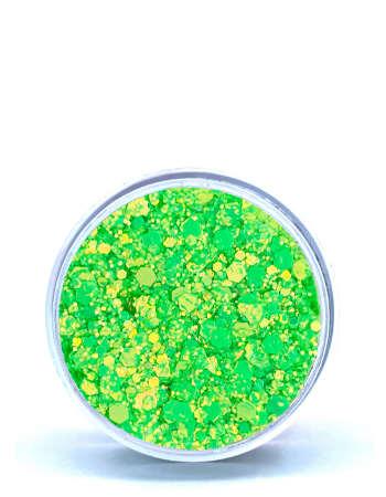 

Салат ГлиттерГель. Блёстки для лица и тела, 3 мл / Queridos Glitters (Цв: Assortment), QGM-75