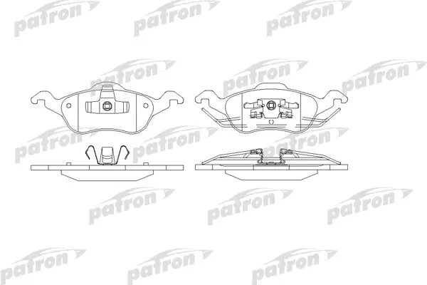 

Тормозные колодки PATRON PBP1318