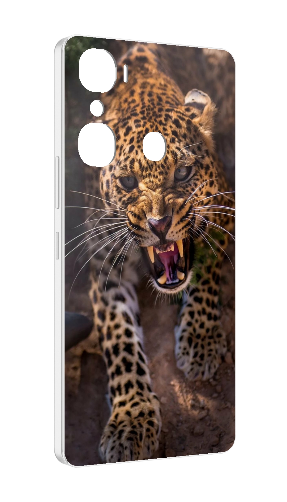 

Чехол MyPads Злой-гепард для Infinix Hot 12 Pro, Прозрачный, Tocco