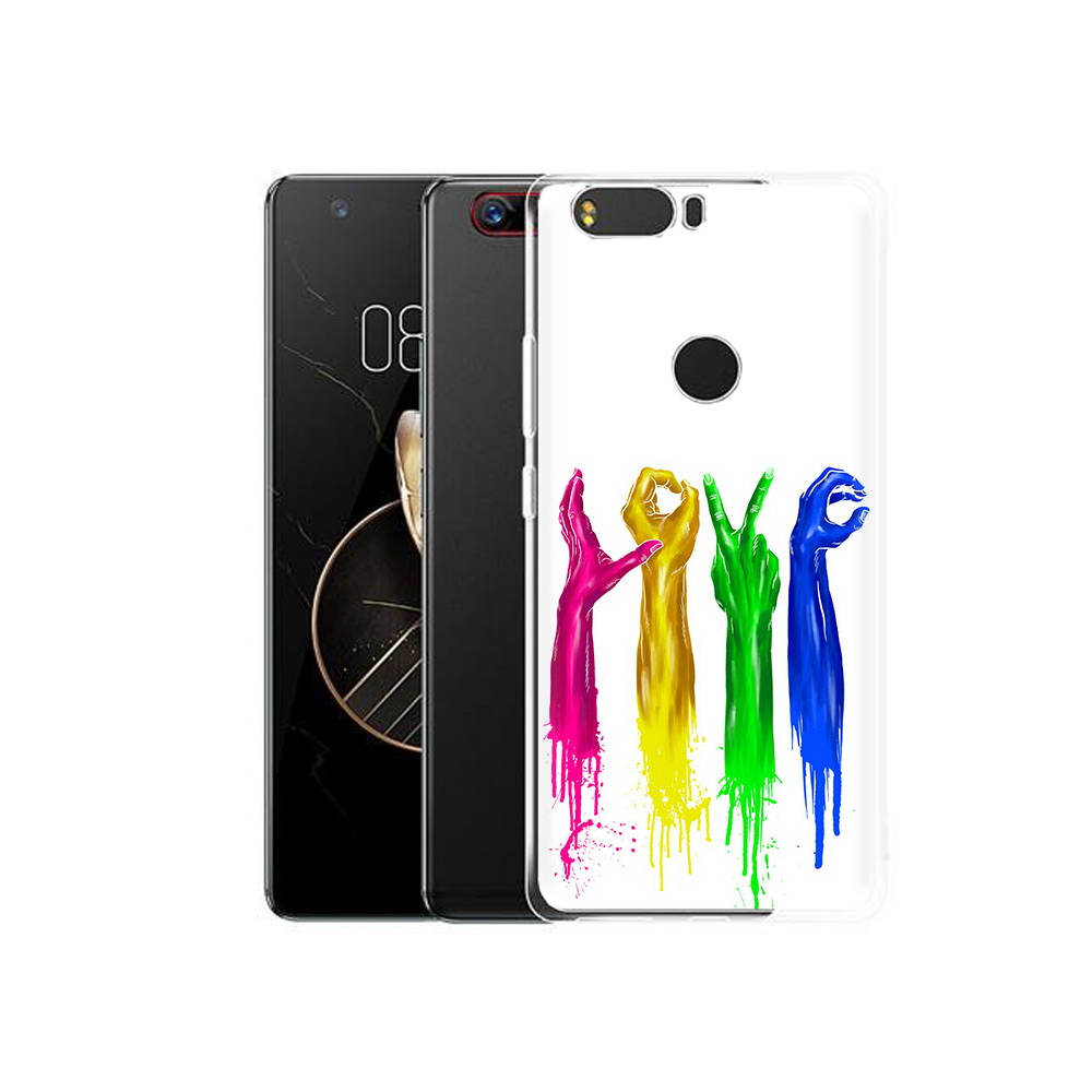 

Чехол MyPads Tocco для ZTE Nubia Z17 яркие руки love (PT75244.452.707), Прозрачный, Tocco