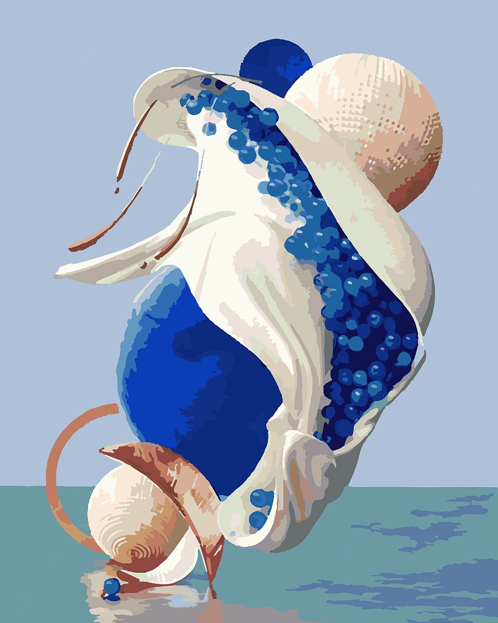 

Картина по номерам Красиво Красим Голубая жемчужина, 70 х 90 см, Голубая жемчужина