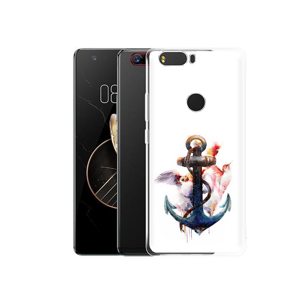 Чехол MyPads Tocco для ZTE Nubia Z17 якорь с птицами (PT75244.452.703)