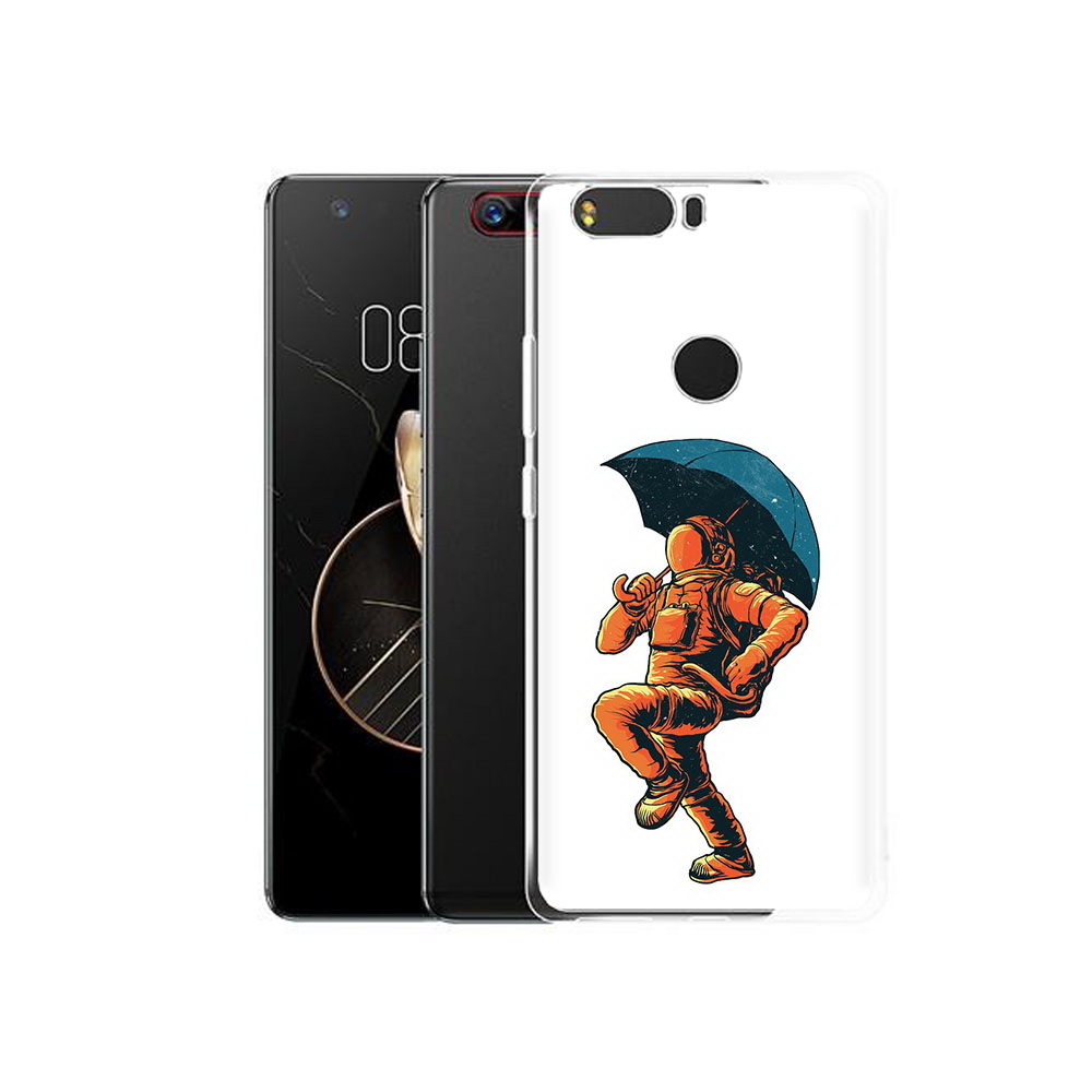 Чехол MyPads Tocco для ZTE Nubia Z17 шагающий космонавт с зонтом (PT75244.452.695)