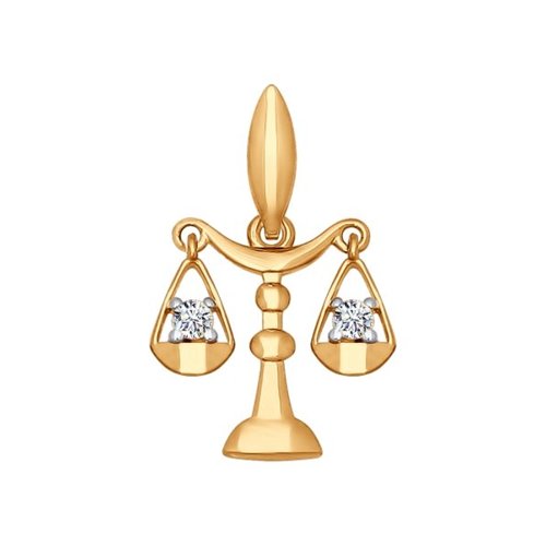 

Подвеска из золота Golden Eagle 34720, фианит, 034720