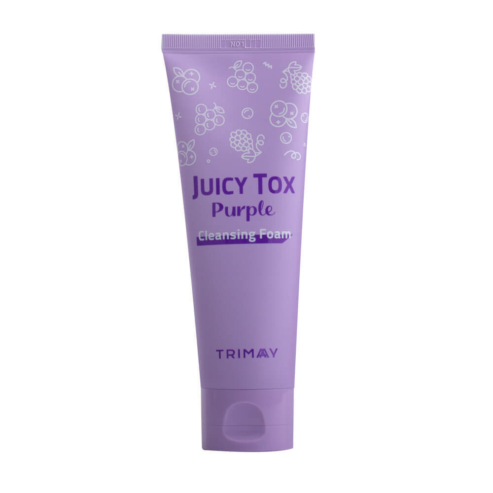 фото Пенка для умывания trimay juicy tox purple cleansing foam, 120 мл