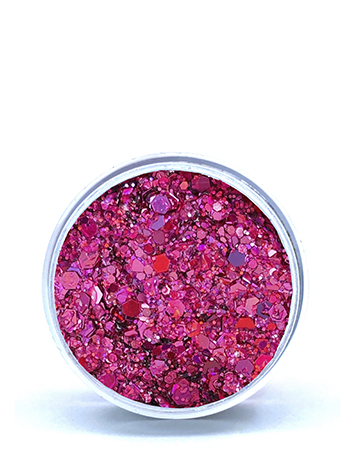 

Блёстки для лица и тела Queridos Glitters Глиттер гель Малина 3 мл, QGM-48