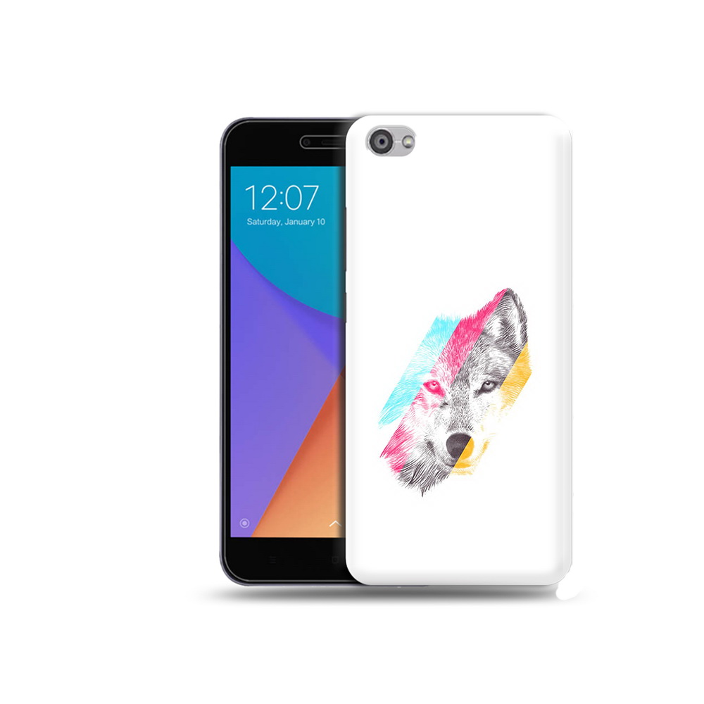 

Чехол MyPads Tocco для Xiaomi Redmi Note 5A волк градиент (PT75665.324.268), Прозрачный, Tocco