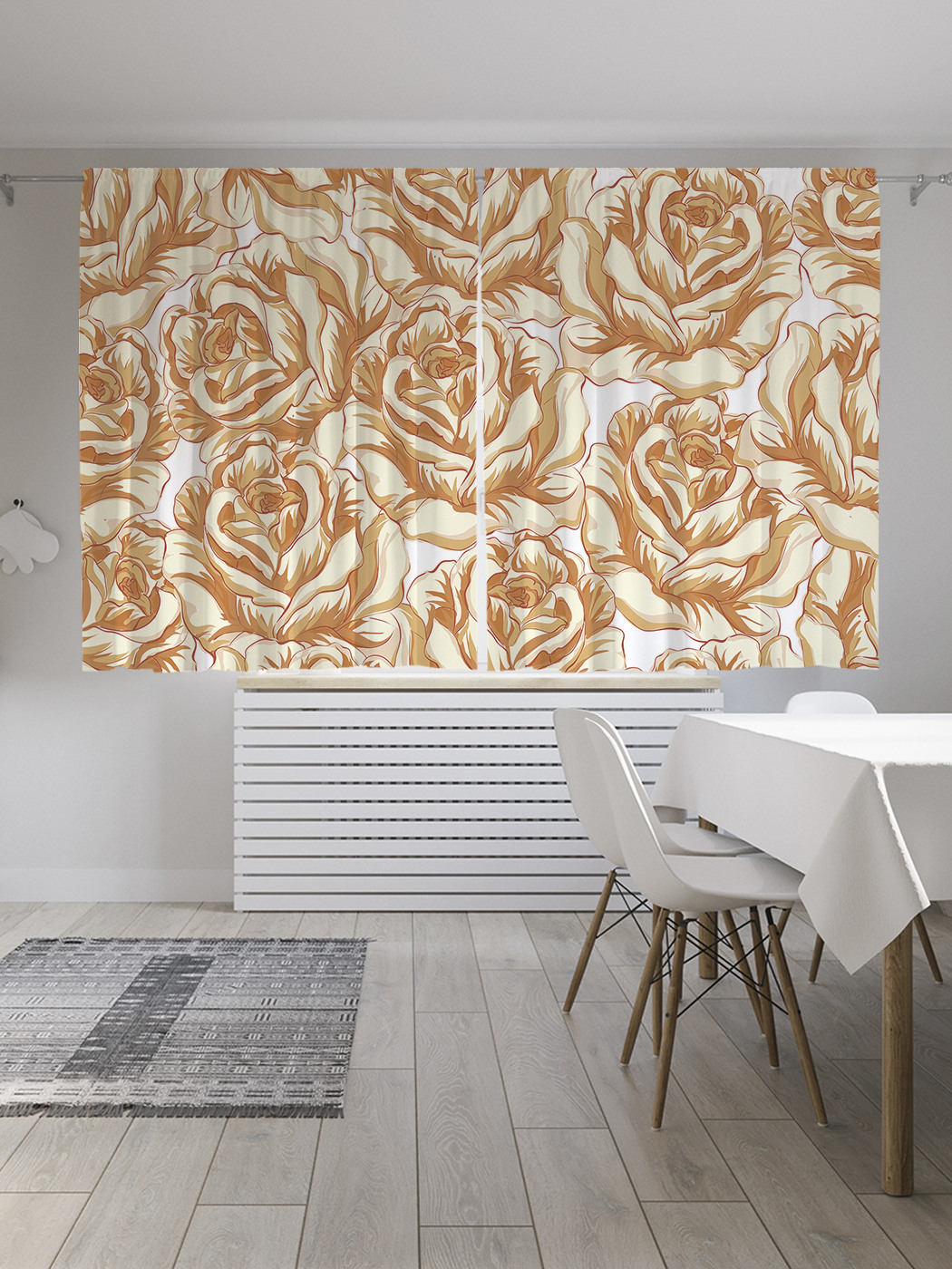 

Шторы JoyArty с фотопечатью "Детальные розы" из сатена, 290х180 см, Детальные розы