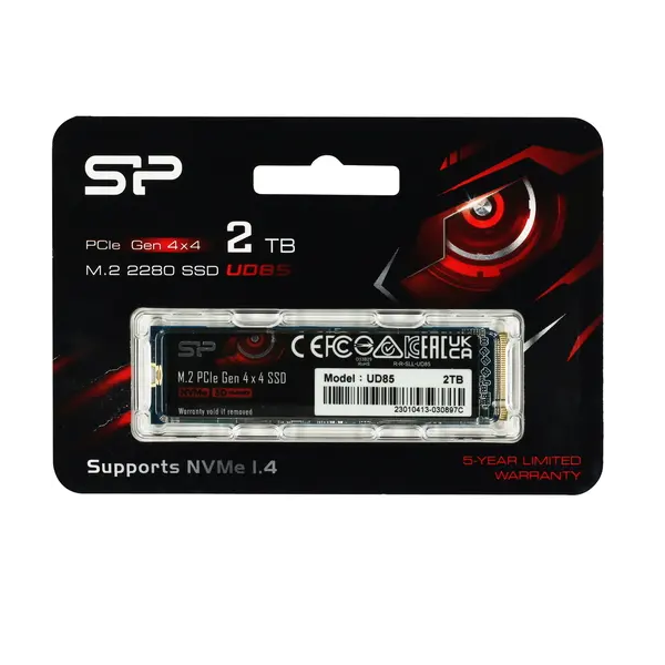 SSD накопитель Silicon Power UD85 M.2 2280 2 ТБ (SP02KGBP44UD8505)