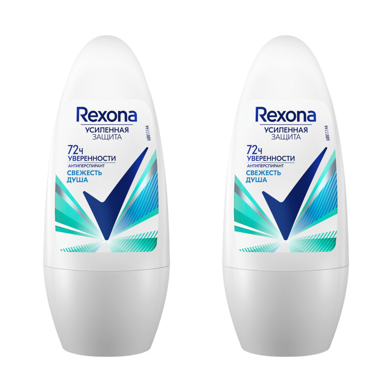 Антиперспирант Rexona Свежесть Душа 50 мл 2 шт