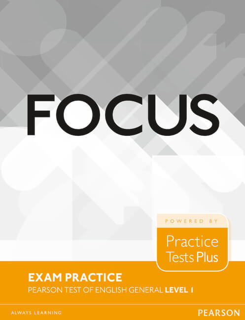 

Focus Exam Practice 1 (A2) Pearson Tests of English General (PTE)