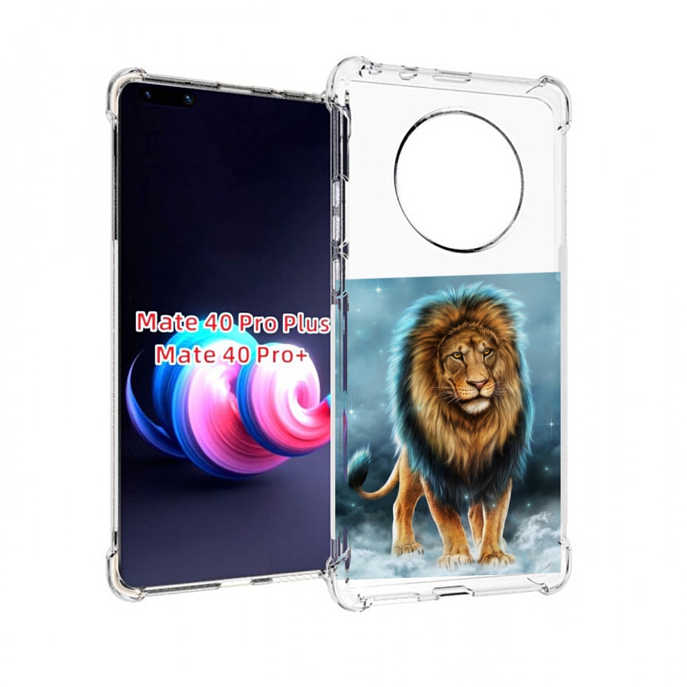 

Чехол MyPads Лев-в-тумане для Huawei Mate 40 Pro+ Plus, Прозрачный, Tocco