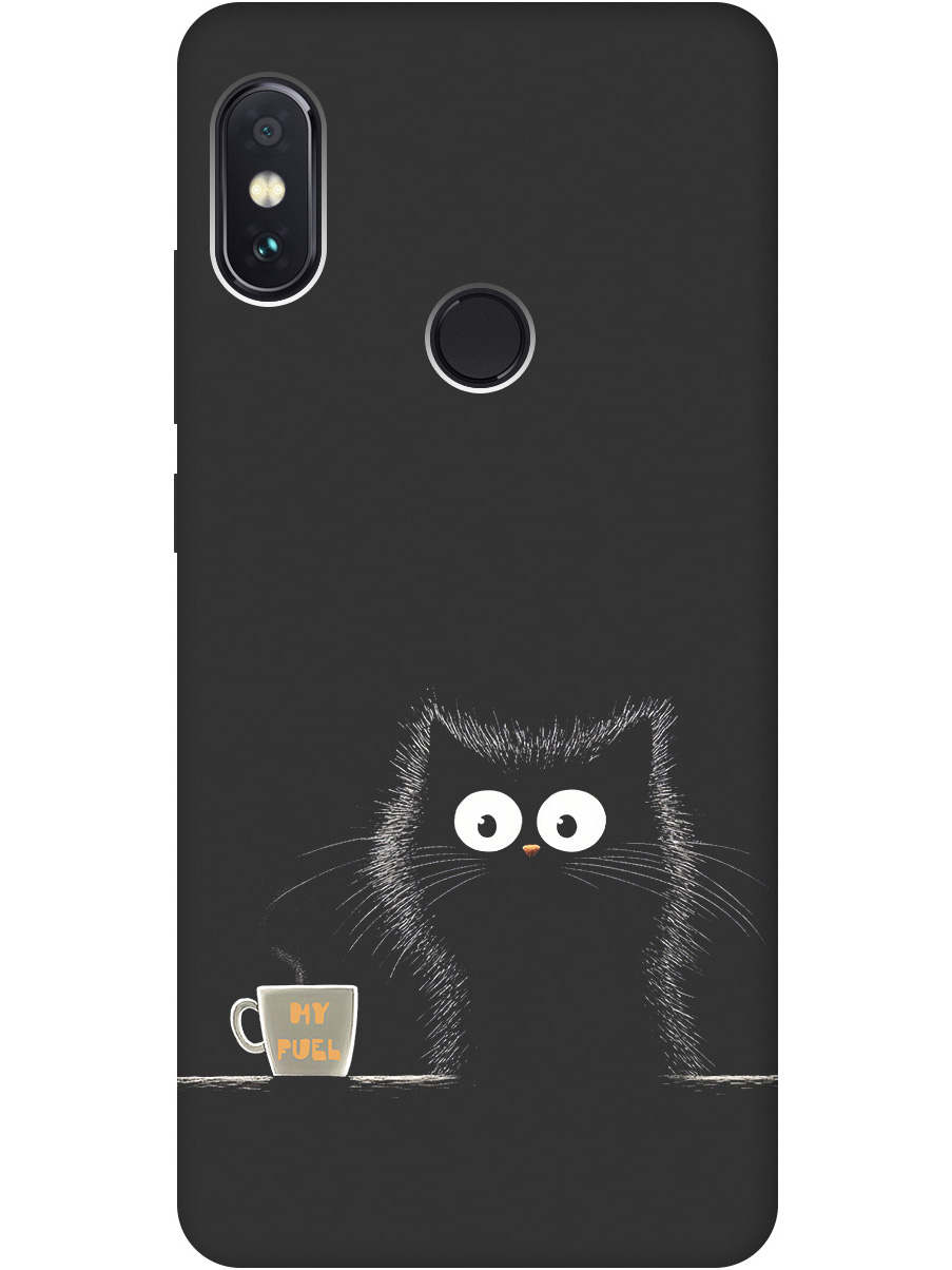 

Силиконовый чехол на Xiaomi Redmi Note 5 / Note 5 Pro с принтом матовый черный 834474, Черный;белый;коричневый, 717568712