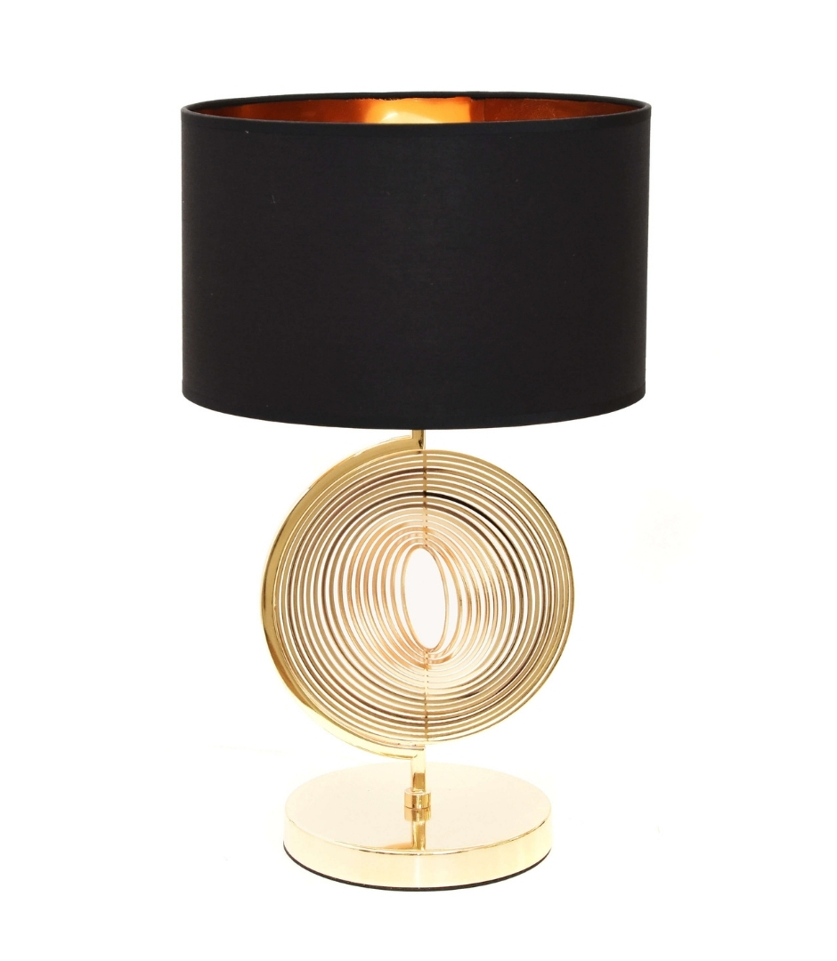 Настольный светильник Lumina Deco Monteroni, LDT 5532 F.GD+BK, 60 Вт, Е27, gold/black