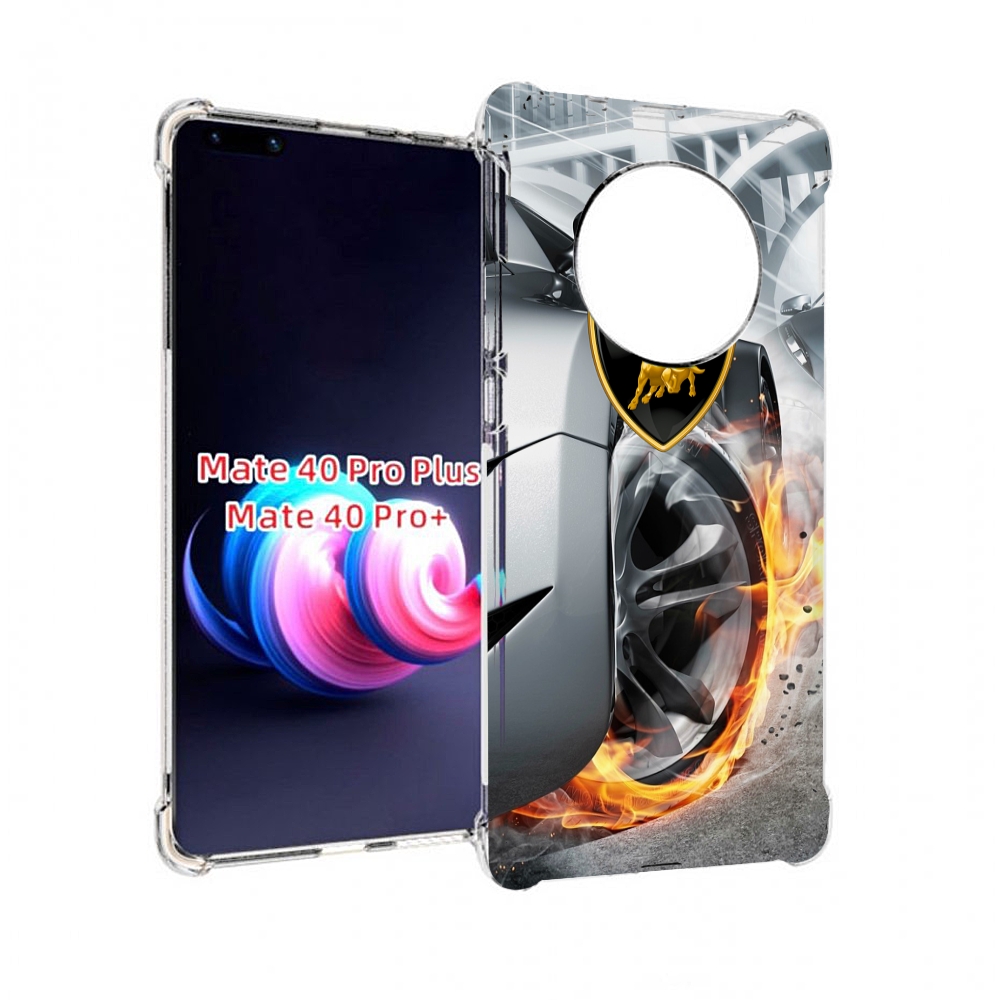 

Чехол MyPads Гусси бренд для Huawei Mate 40 Pro+ Plus, Прозрачный, Tocco