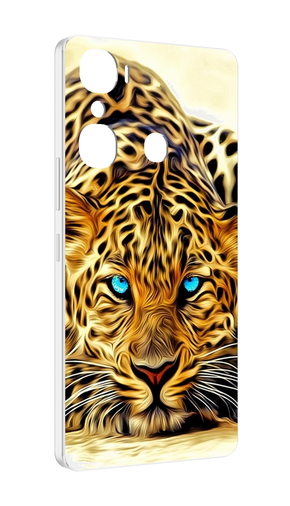 

Чехол MyPads Голубоглазый-гепард для Infinix Hot 12 Pro, Прозрачный, Tocco