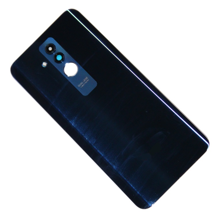 Задняя крышка для Huawei Mate 20 Lite (SNE-LX1) со стеклом камеры <синий> (OEM)
