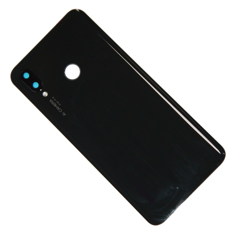 

Задняя крышка для Huawei Nova 3 (PAR-LX1) со стеклом камеры <черный> (OEM)