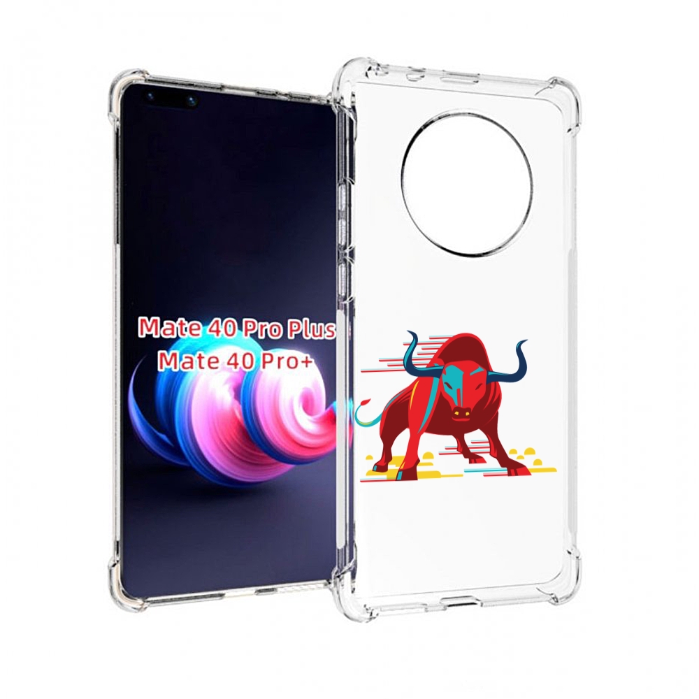 

Чехол MyPads девочка в рисунках для Huawei Mate 40 Pro+ Plus, Прозрачный, Tocco