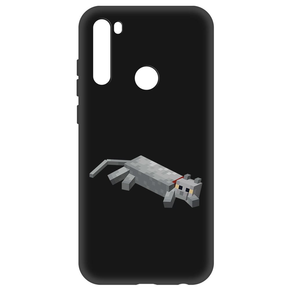 Чехол-накладка Soft Case Minecraft-Кошка для Xiaomi Redmi Note 8t