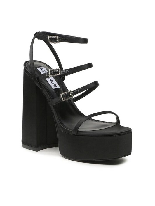 

Босоножки женские STEVE MADDEN Elavator SM11002313-486 черные 39 EU, Черный, Elavator SM11002313-486