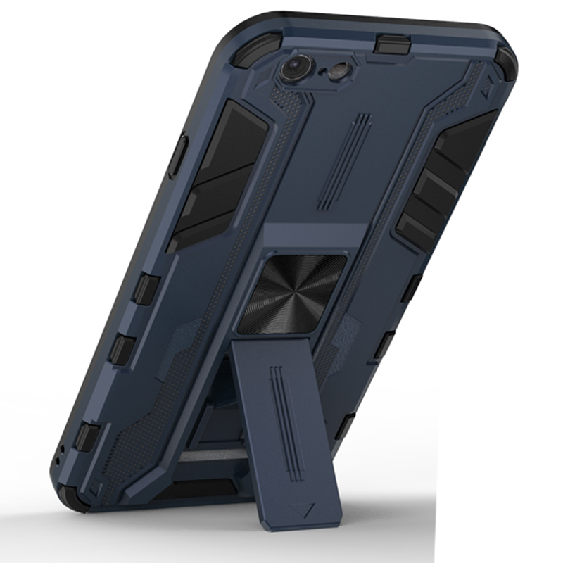 фото Чехол с подставкой transformer для iphone 6 / 6s (синий) black panther