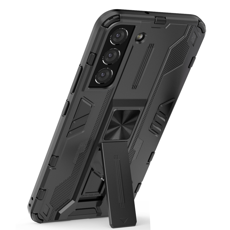 фото Чехол с подставкой transformer для samsung galaxy s22 plus (черный) black panther