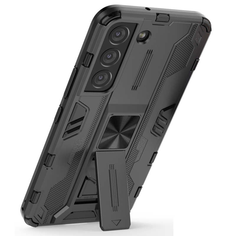 фото Чехол с подставкой transformer для samsung galaxy s22 (черный) black panther