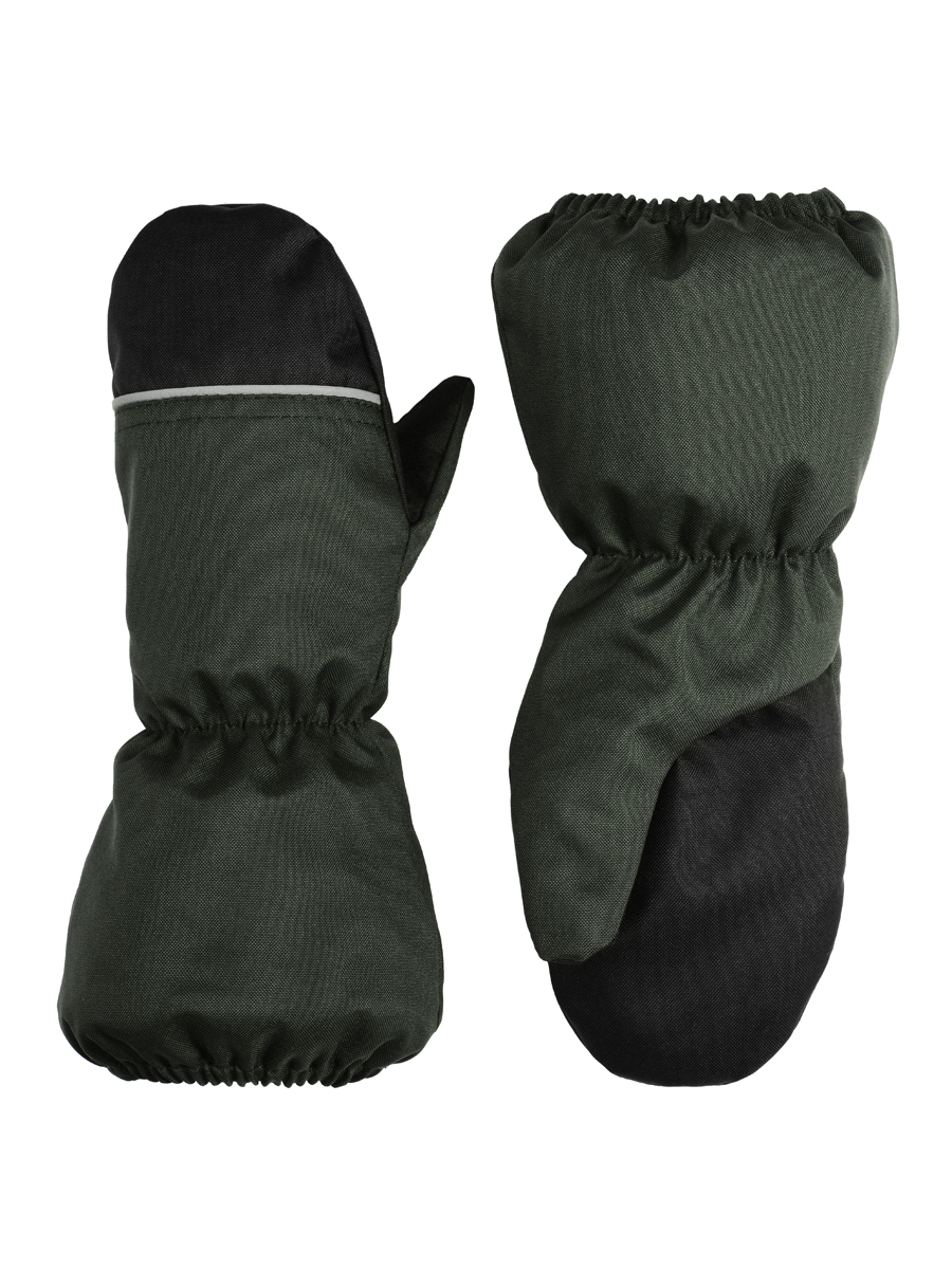 

Варежки детские KISU W23-35601, 1005, 10, Зеленый, W23-35601