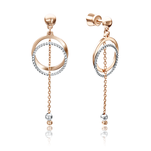 

Серьги подвески из золота PLATINA jewelry 02-4107-00-000-1111-04_0, 02-4107-00-000-1111-04_0