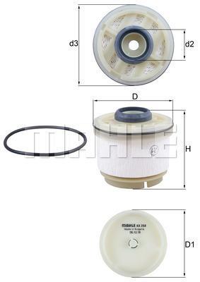 

Фильтр топливный KNECHT KX268D