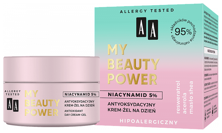 фото Антиоксидантный крем-гель aa my beauty power дневной 50 мл