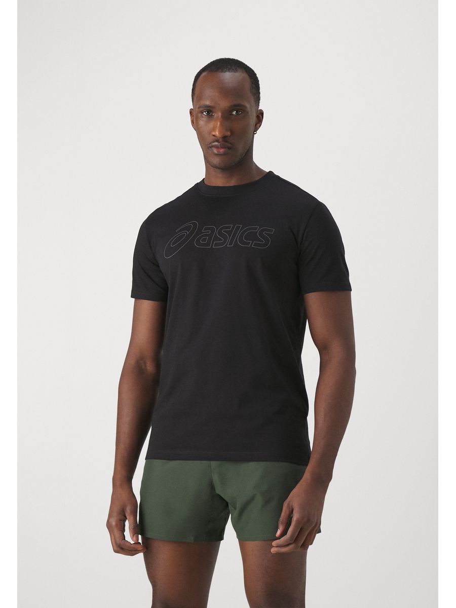 

Футболка мужская Asics AS142D0CF черная XL, Черный, AS142D0CF