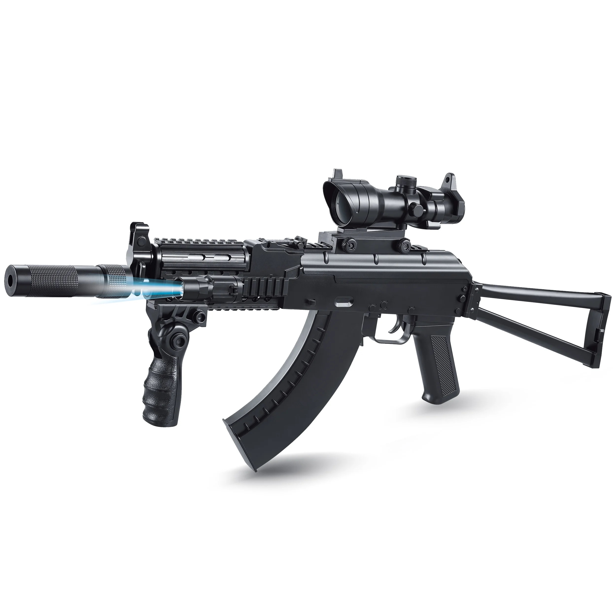 

Автомат игрушечный toy-guns стреляющий орбизами АКС-74У, Черный, АКС-74У