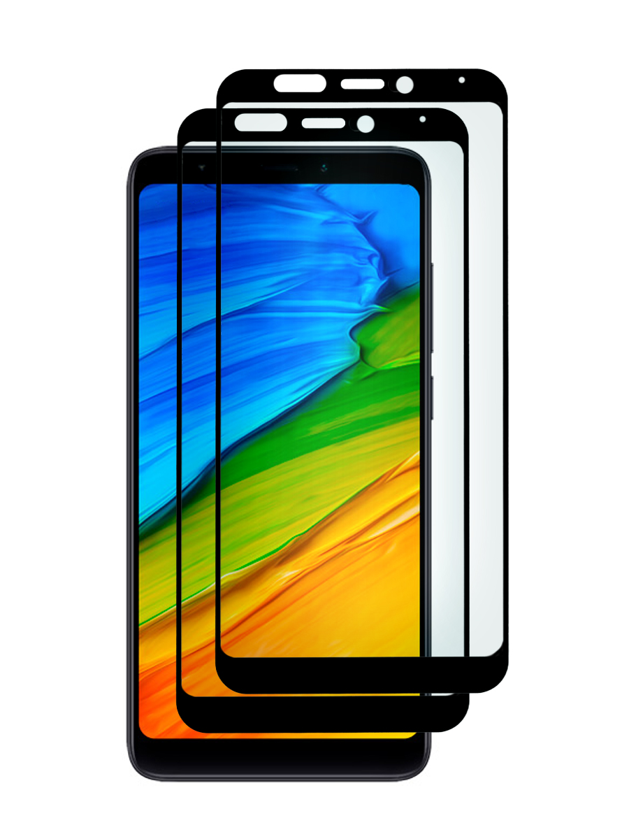

Защитное стекло для Xiaomi Redmi 5 черный, Комплект 2 шт, ZTG-5D-XMI-RDM-5