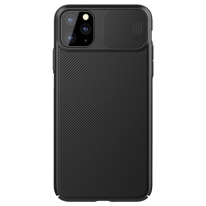 фото Чехол для iphone 11 pro с защитой камеры nillkin camshield case - черный