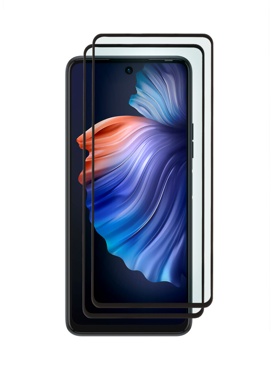 

Защитное стекло для Tecno Camon 17P (2021) черный, Комплект 2 шт, ZTG-5D-TCN-17P