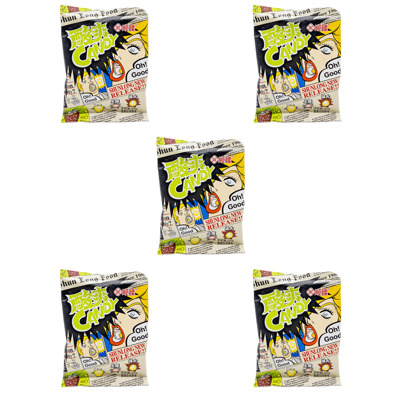 

Конфеты кислые Shunlong Candy кола, 5 шт по 20 г