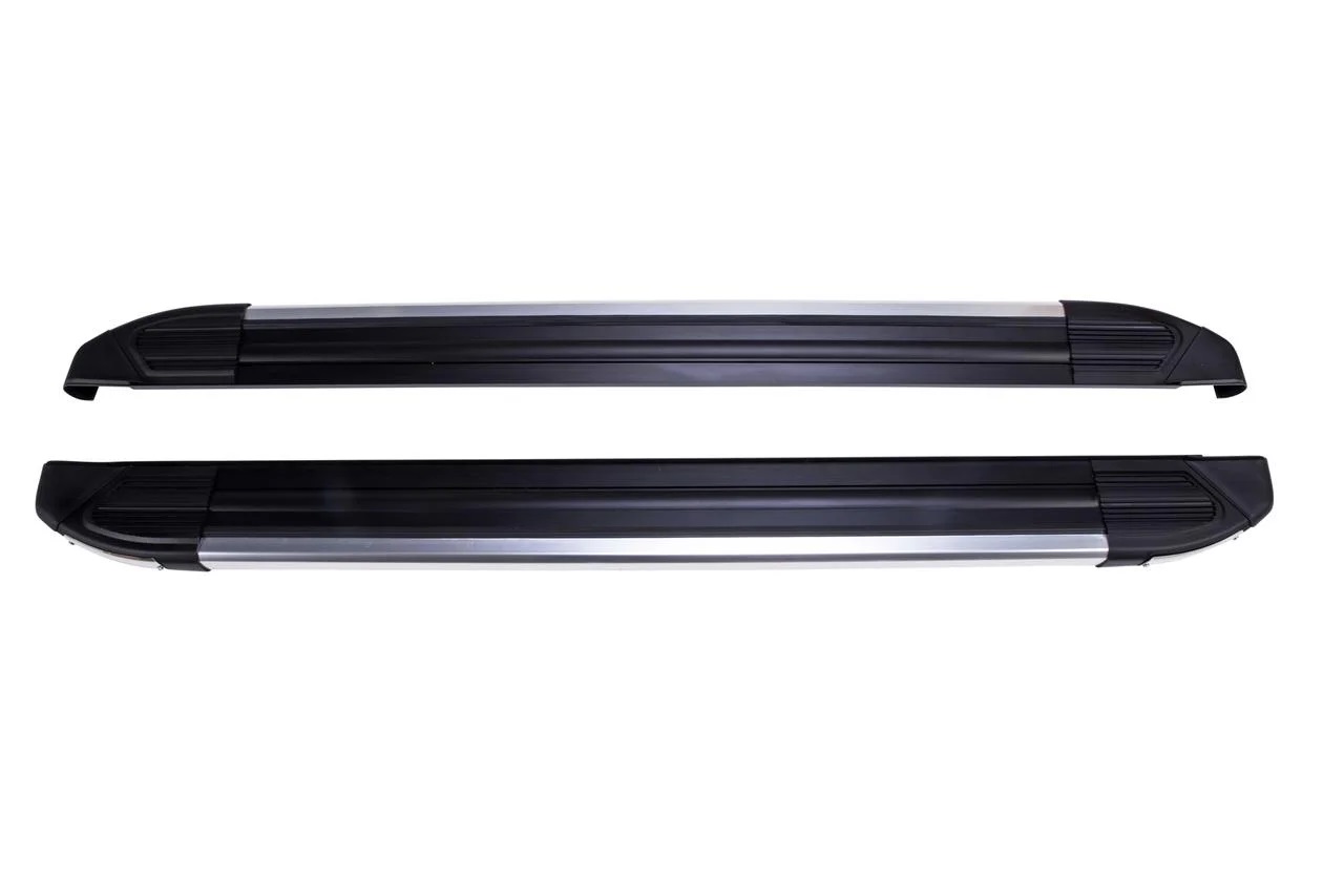 фото Пороги мерседес вито w639 l2 (дл база) 2004-2014 №28 brilliant black алюм mevi.46.1814 can otomotiv