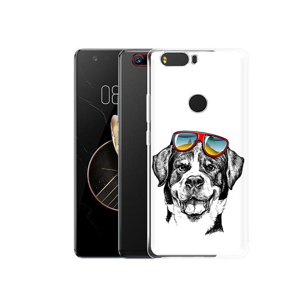 

Чехол MyPads Tocco для ZTE Nubia Z17 счастливая собака (PT75244.452.631), Прозрачный, Tocco
