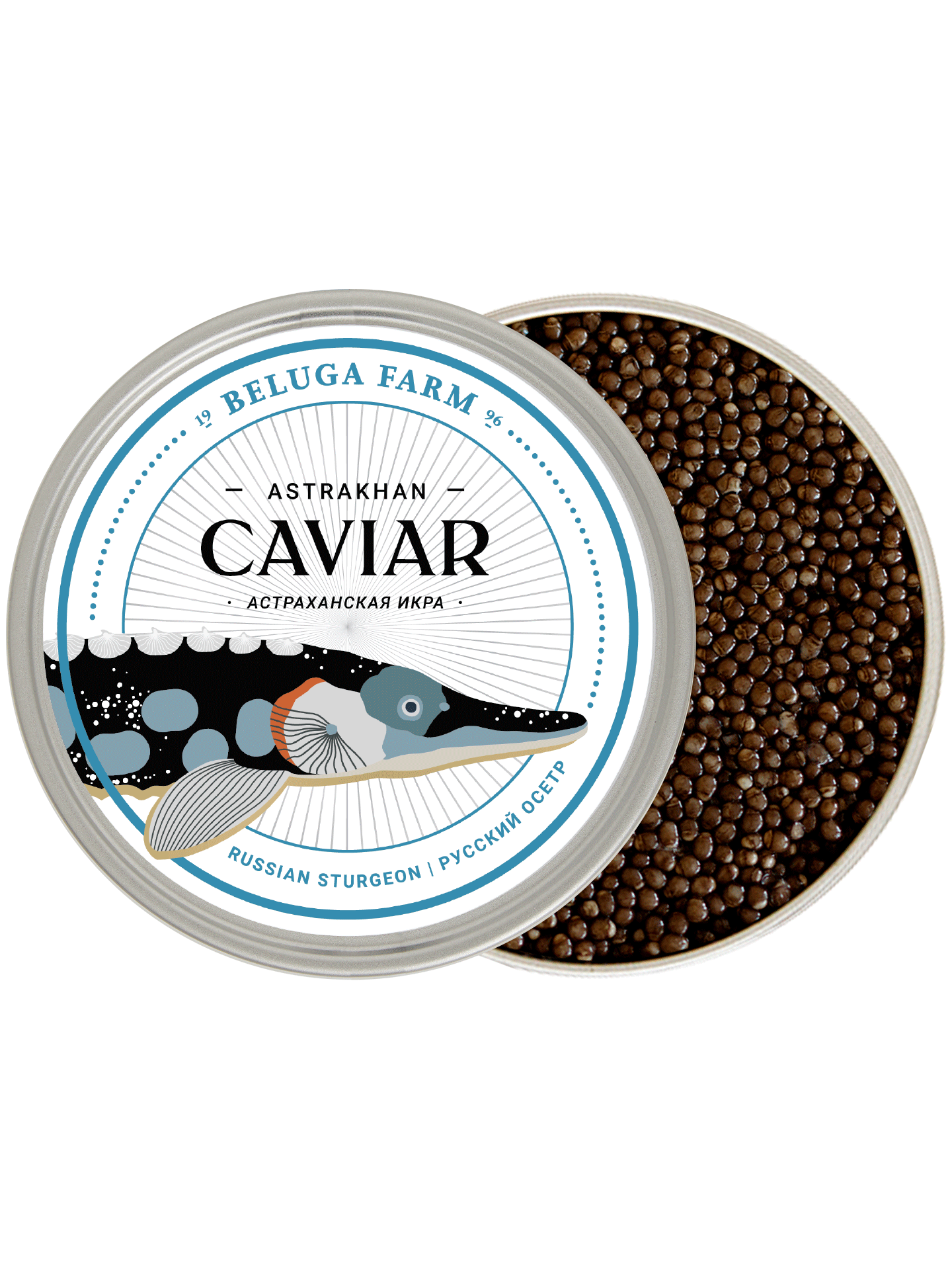 Икра осетр черная BelugaFarm Caviar 250 г 27035₽