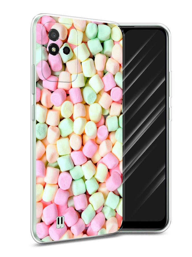 

Чехол Awog на Realme Narzo 50i "Marshmallows", Разноцветный, 2510050-10