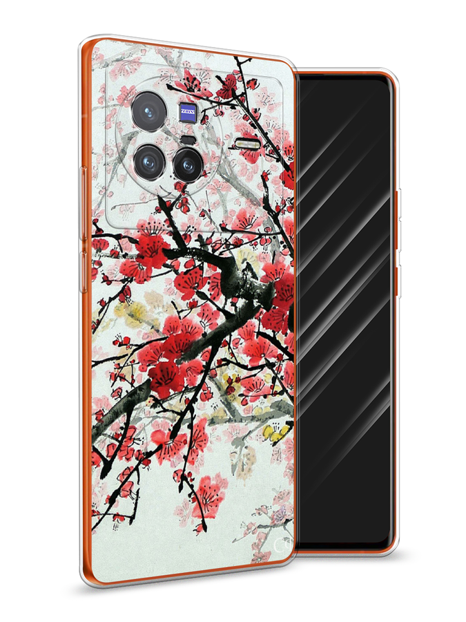 

Чехол Awog на Vivo X80 "Сакура", Разноцветный, 266550-4